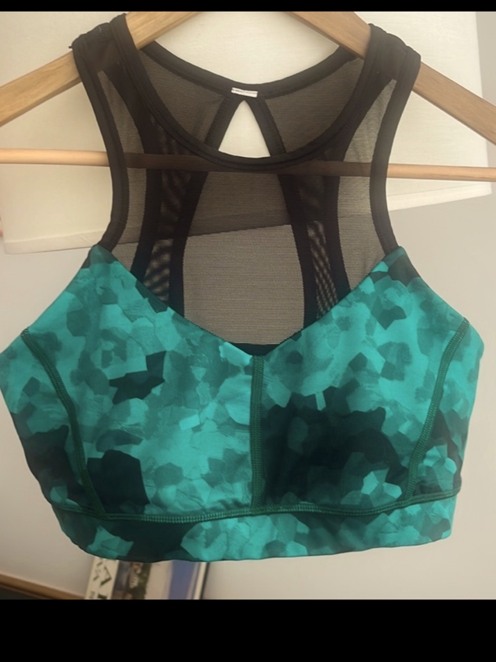 Lululemon Mesh High Neck Sports Bra